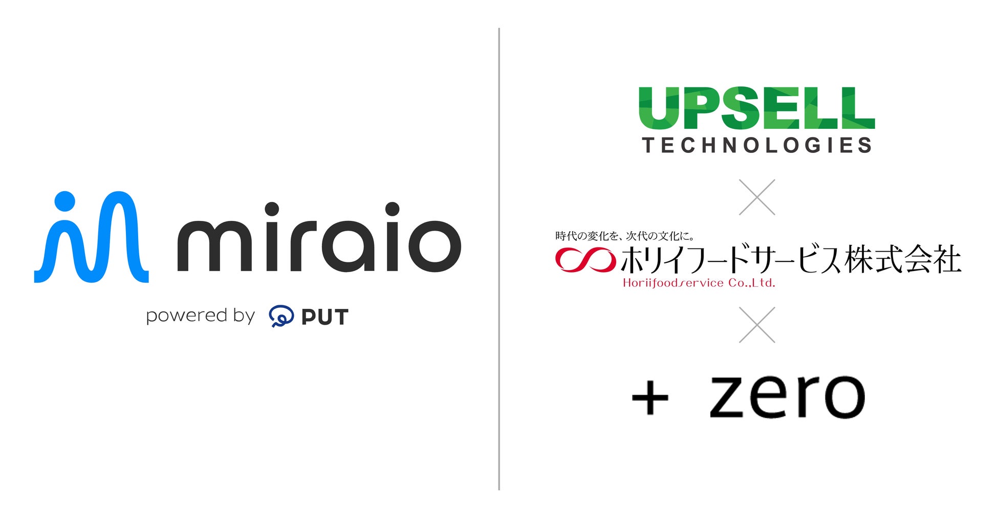 アップセルテクノロジィーズ、ホリイフードサービスとプラスゼロと連携し、AIオペレーター「miraio」を基盤に、飲食店向けAIオペレーターを共同開発