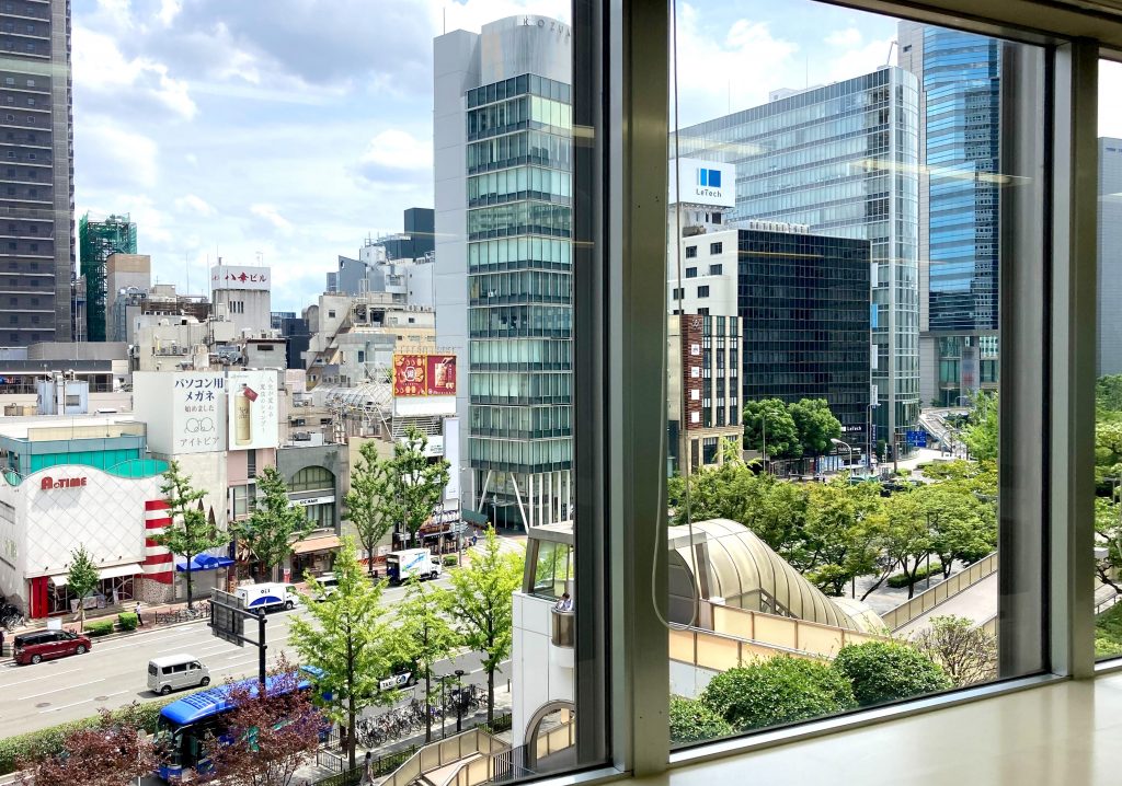 大阪ラボ新設｜オフィスから見える風景の写真